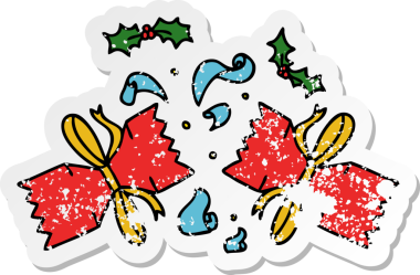 Sıkıntılı bir el yazısı çizilmiş bir çizgi film Bir insan tarafından çizilmiş kraker