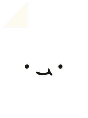 Bir insan tarafından çizilmiş bir kağıt parçasının düz renk retro karikatürü