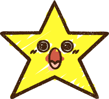 Bir insan tarafından çizilen Yıldız Tebeşiri