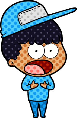 Bir insan tarafından çizilmiş bir karikatür.