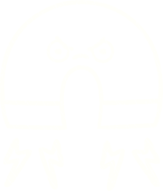 Bir insan tarafından çizilen mıknatıs tebeşiri