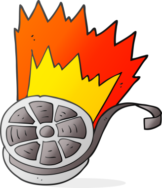 Bir insan tarafından çizilmiş serbest film.