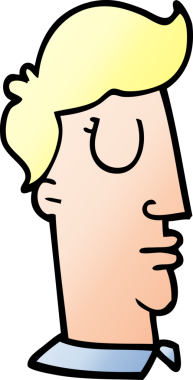 Bir insan tarafından çizilmiş insan kafası.