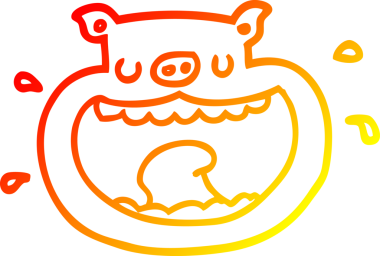 Bir insan tarafından çizilmiş iğrenç bir çizgi film çizimi.