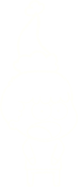 Bir insan tarafından çizilen Noel Adam Tebeşiri