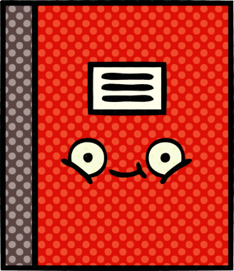 Bir insan tarafından çizilmiş çizgi roman tarzı bir defter.