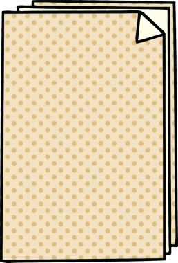 Bir insan tarafından çizilmiş tuhaf çizgi roman tarzı kağıt yığını.