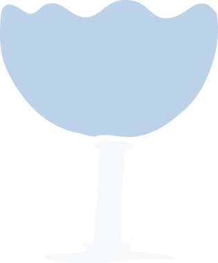 Bir insan tarafından çizilmiş karalama bardağı.