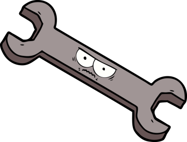 bir insan tarafından çizilmiş kızgın çizgi film aracı