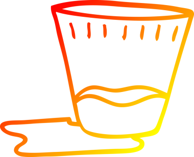 Bir insan tarafından çizilmiş sıcak çizgi film çizimi.