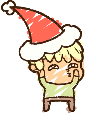 Bir insan tarafından çizilen Noel Adam Tebeşiri