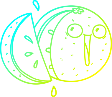 Bir insan tarafından çizilmiş çılgın bir karikatür çizimi.