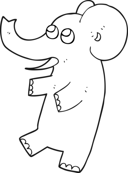 Bir insan tarafından çizilmiş siyah beyaz bir çizgi film.