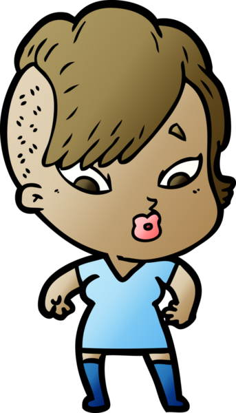 Bir insan tarafından çizilmiş bir karikatür.