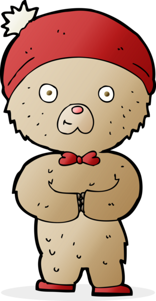 Bir insan tarafından çizilmiş oyuncak ayı.