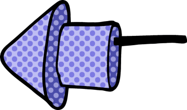 Bir insan tarafından çizilmiş havai fişek karalaması