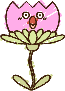 Korkmuş Çiçek Tebeşiri Bir insan tarafından çizilmiş