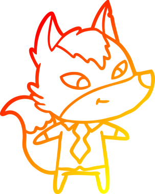 Bir insan tarafından çizilmiş dost canlısı bir kurt adam çizimi.