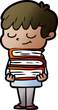 Bir insan tarafından çizilmiş mutlu çocuk çizgi filmi.