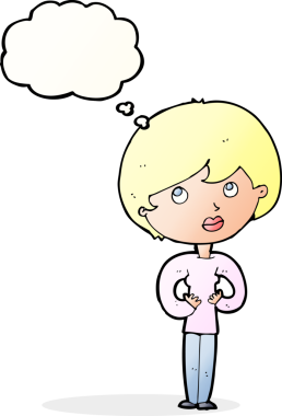 Çizgi filmdeki kadın 