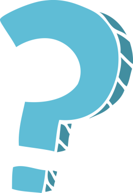 Bir insan tarafından çizilmiş düz renk çizim soru işareti