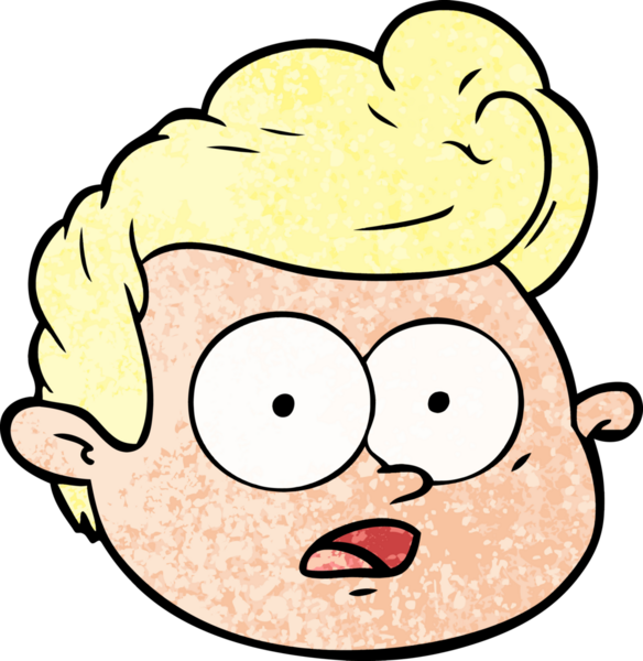 Bir insan tarafından çizilmiş erkek yüzü.