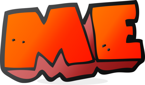 Bir insan tarafından çizilmiş serbest çizim ME sembolü