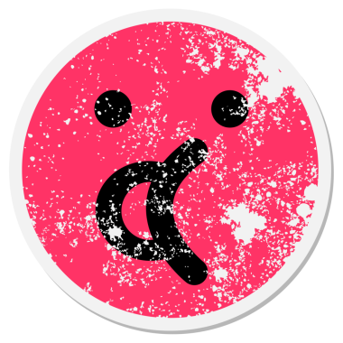 Bir insan tarafından çizilmiş basit bir yüz çemberi.