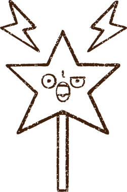 Sihirli Asa Kömür Bir insan tarafından çizilmiş