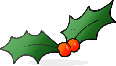 Bir insan tarafından çizilmiş Noel karikatürü.