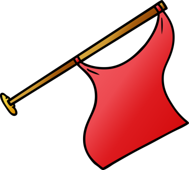 Bir insan tarafından çizilmiş beyaz bir kanadın gradyan karikatürü.