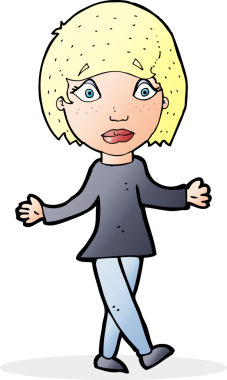 Bir insan tarafından çizilmiş bir karikatür.