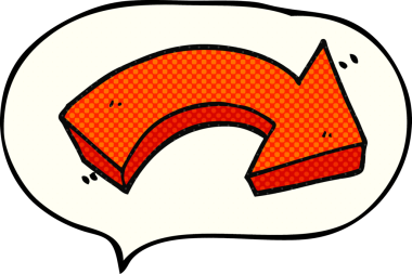 Bir insan tarafından çizilmiş serbest çizilmiş çizgi roman konuşma balonu çizgi filmi.