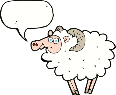 bir insan tarafından çizilmiş konuşma balonlu çizgi film koçu