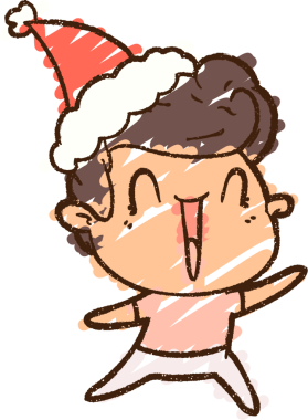 Bir insan tarafından çizilen Noel Adam Tebeşiri