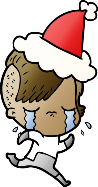 Bir insan tarafından çizilmiş uzay kıyafetleri giymiş ağlayan bir kızın el çizimi karikatürü.