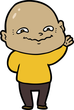 Bir insan tarafından çizilmiş ürkütücü bir çizgi film.