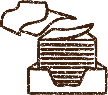 Bir insan tarafından çizilmiş Ofis Kağıdı Kömürü