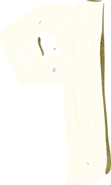 Bir insan tarafından çizilmiş ahşap bir çizgi film.