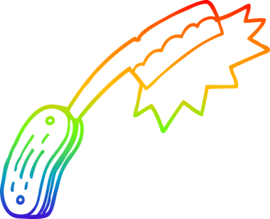 Bir insan tarafından çizilmiş bir karikatür çizimi.