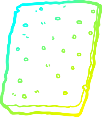 Bir insan tarafından çizilmiş soğuk gradyan çizgi çizimi.