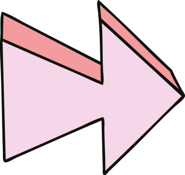 Bir insan tarafından çizilmiş tuhaf çizgi film oku.