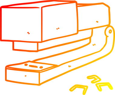 Bir insan tarafından çizilmiş çizgi film karakteri zımbası.