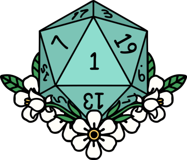 Retro Dövme Tarzı Doğal Zarlar Bir insan tarafından çizilmiş çiçek elementleri ile yuvarlanır