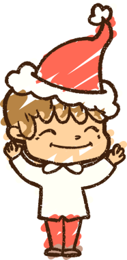 Bir insan tarafından çizilen Noel Adam Tebeşiri