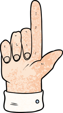 Bir insan tarafından çizilmiş bir çizgi film.