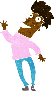 Bir insan tarafından çizilmiş mutlu bir adam.