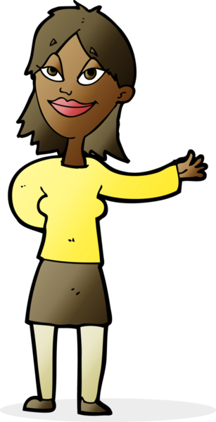 Bir insan tarafından çizilmiş bir şeyi gösteren karikatür kadın hareketi.