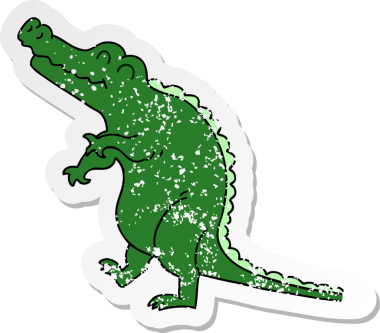 Bir insan tarafından çizilmiş garip bir el çiziminin sıkıntılı çıkartması.