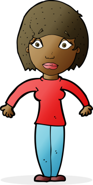 Bir insan tarafından çizilmiş bir karikatür.